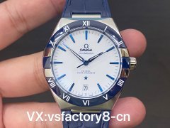 深度评测VS厂欧米茄星座41mm陶瓷白盘腕表8900一体机值得入手吗？